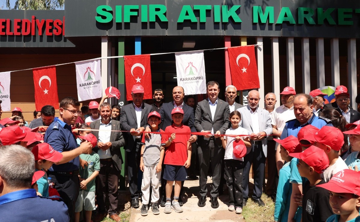 KARAKÖPRÜ’DE SIFIR ATIK MARKETLER RESMEN HİZMETE AÇILDI