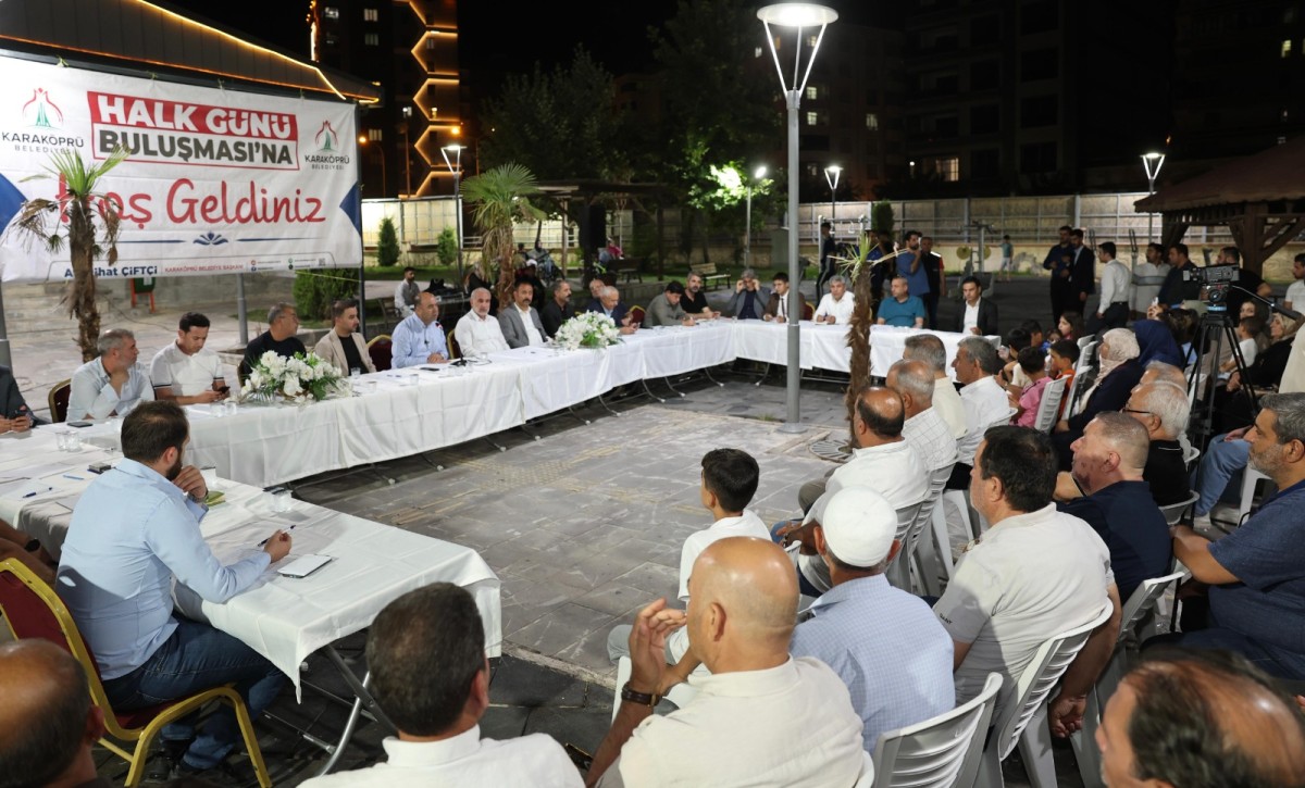 KARAKÖPRÜ BELEDİYESİ HALK BULUŞMALARIYLA VATANDAŞIN YANINDA