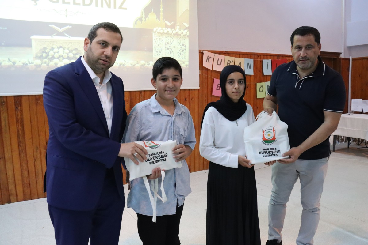 ŞANLIURFA’DA ÇOCUKLAR HEM ÖĞRENDİ HEM ÖDÜLLENDİRİLDİ