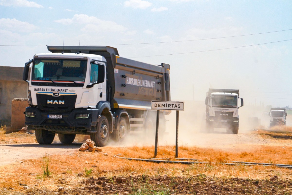 Harran’da Ulaşım Standardını Yükseltecek Çalışmalar Sürüyor